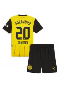 Borussia Dortmund Marcel Sabitzer #20 Babyklær Hjemme Fotballdrakt til barn 2024-25 Korte ermer (+ Korte bukser)